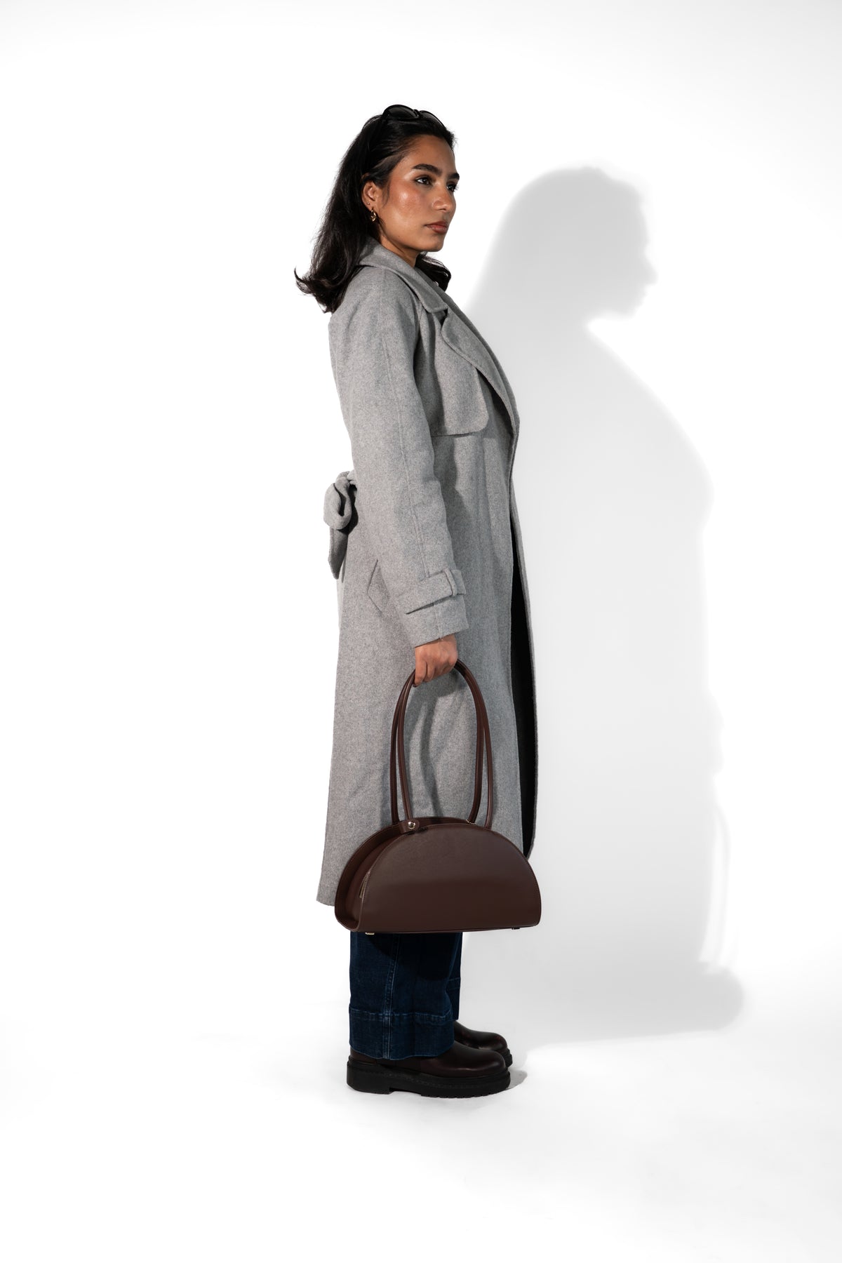 The Terra Expresso - Brown Leather Shoulder Bag | ALTRILA