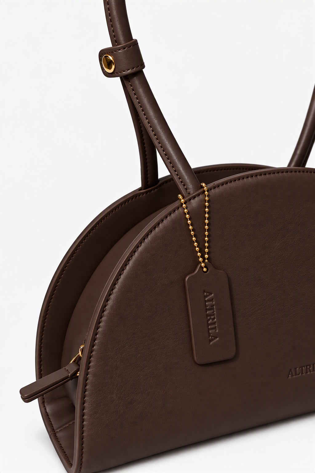 The Terra Expresso - Brown Leather Shoulder Bag | ALTRILA