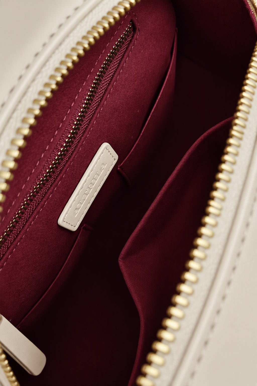 The Terra Latte - Cream Leather Shoulder Bag | ALTRILA