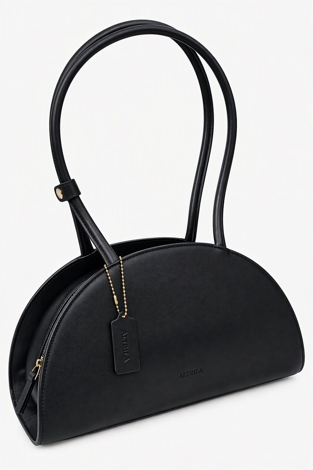 The Terra Black - Leather Shoulder Bag